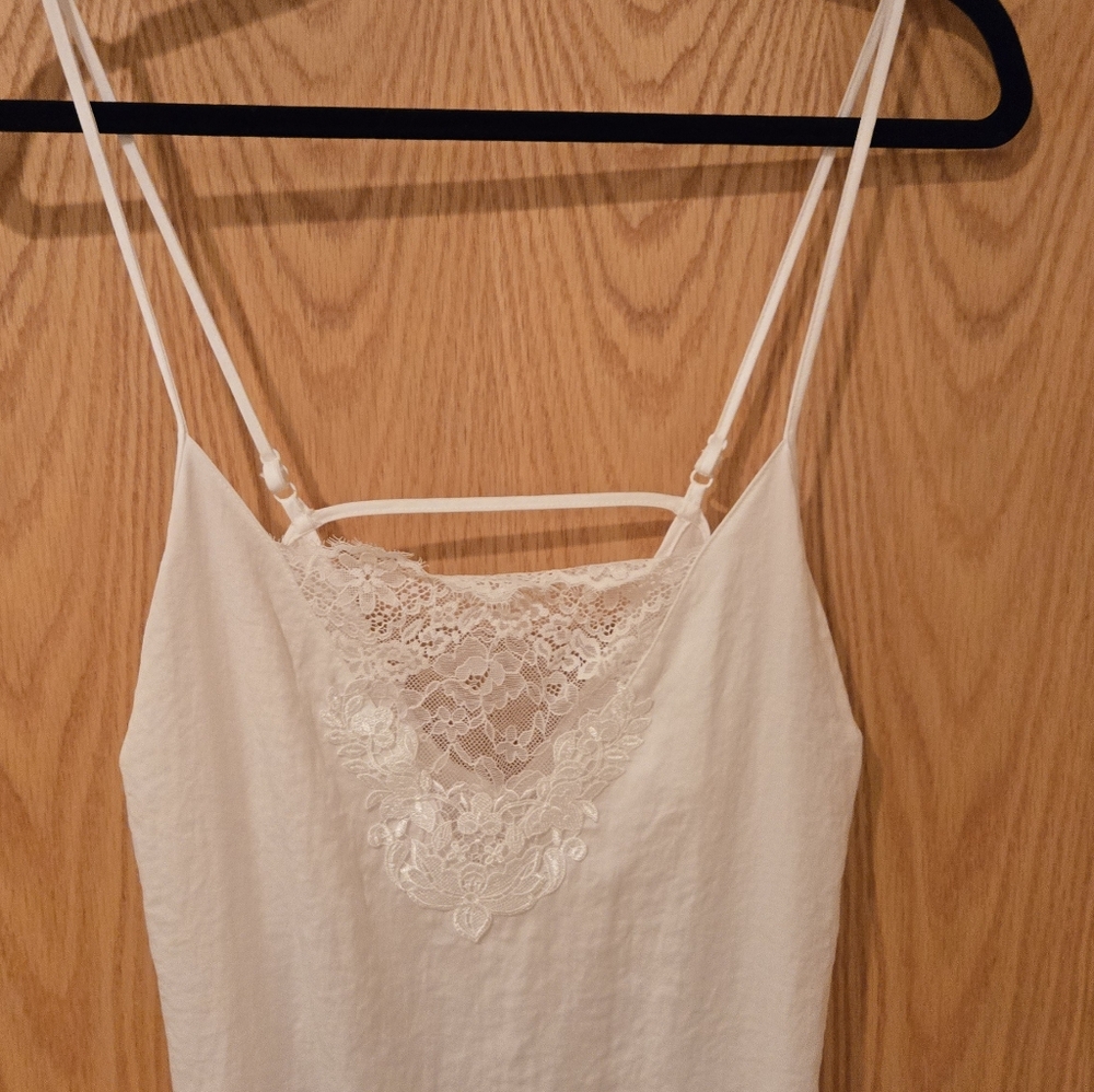 Linea Donatella Women's Off White Camisole Nightgown Size Med - Picture 7 of 15